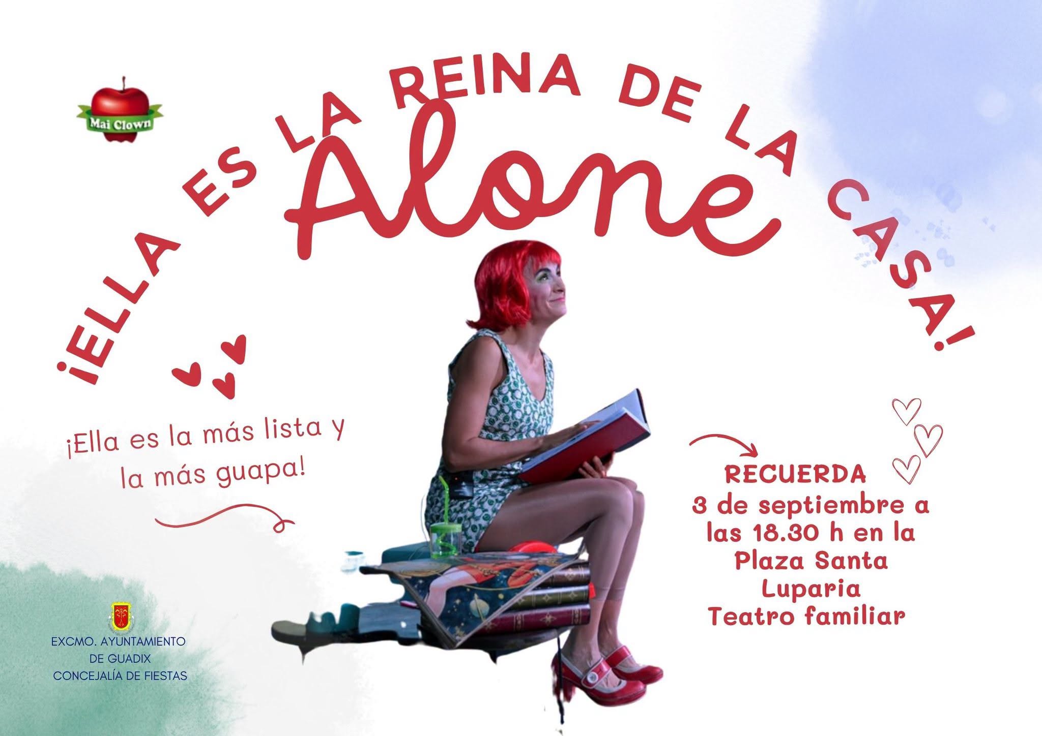 Alone por Mai Clown, Feria de Guadix 2026