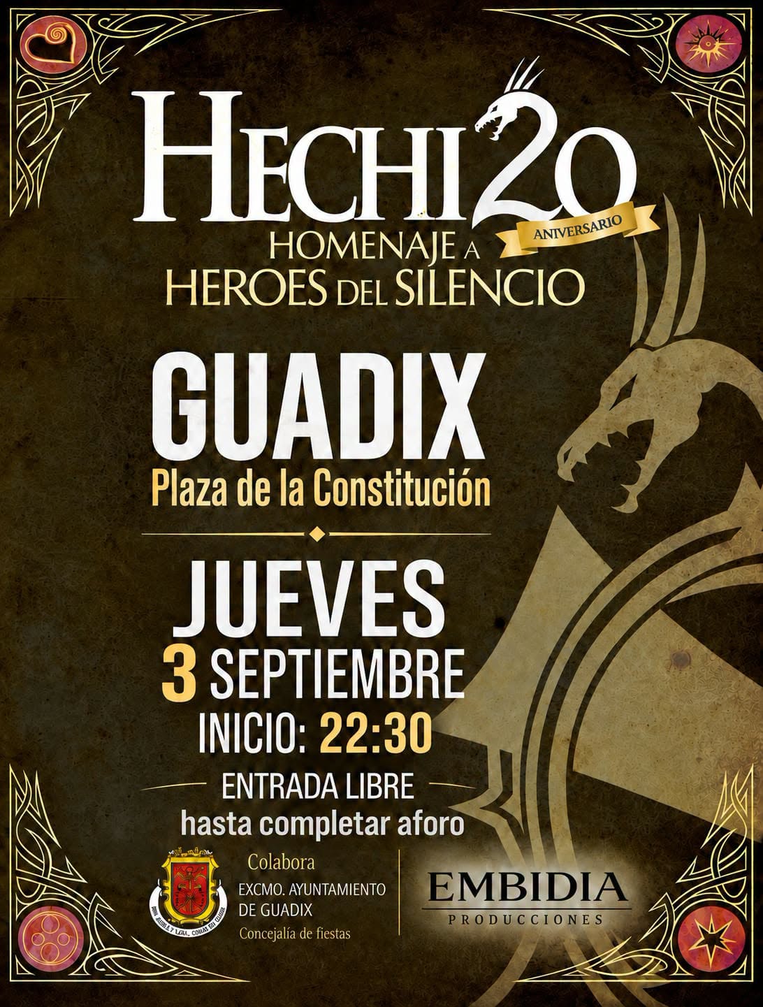 Hechizo Tributo a Héroes del Silencio Guadix 2026