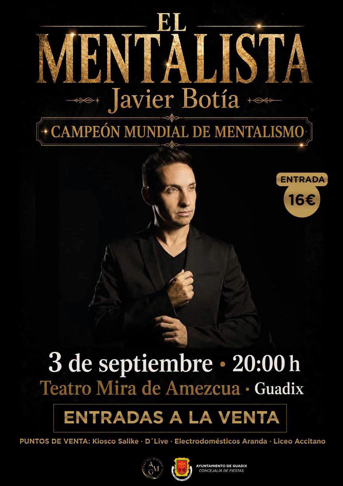 Mentalista Javier Botía, Feria de Guadix 2026